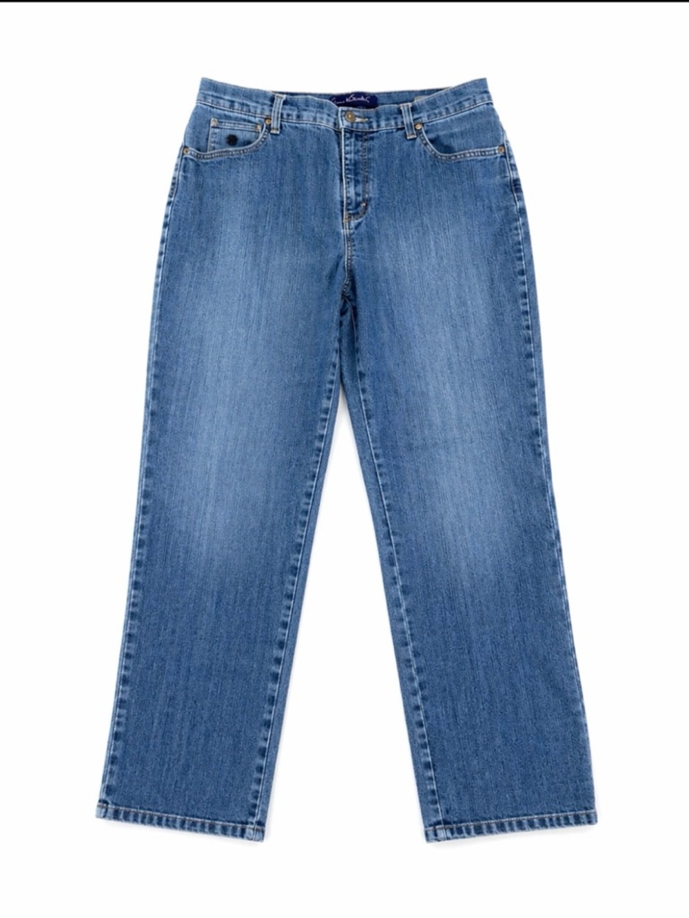 Lee Women’s Relaxed Fit Straight Leg Jeans Blue Mid Rise Classic Denim 16